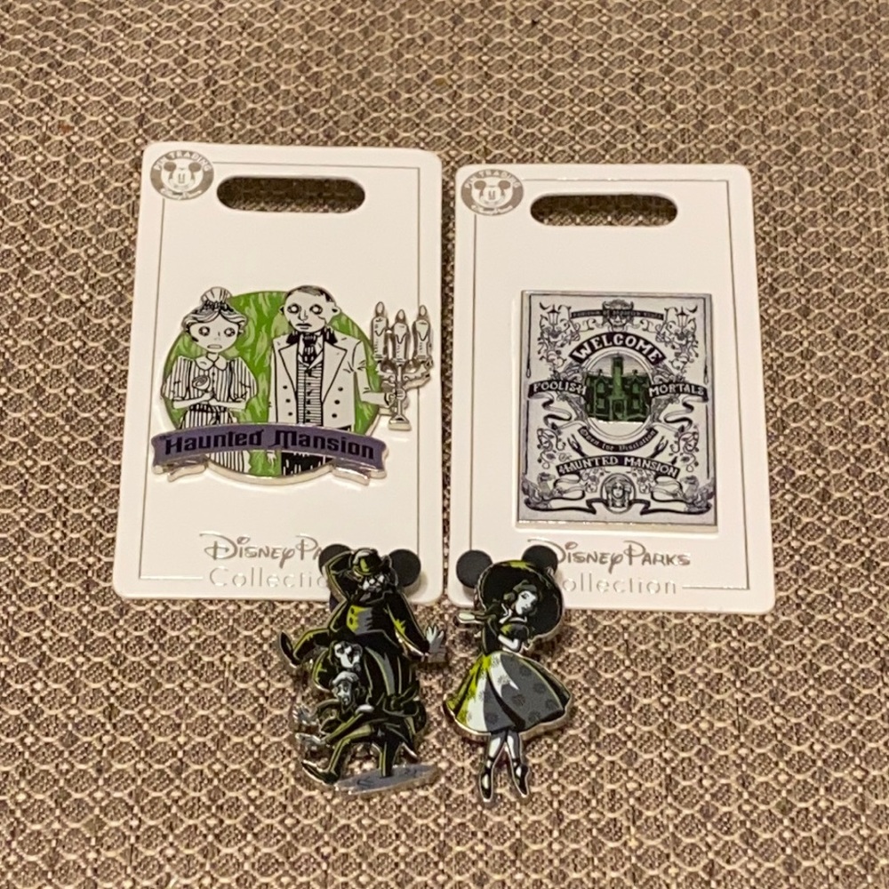 Disney Haunted Mansion 4 Pin Bundle